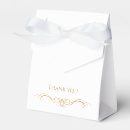 Caja Para Regalos Custom Monogram Modern Elegant Gold Swirl Wedding