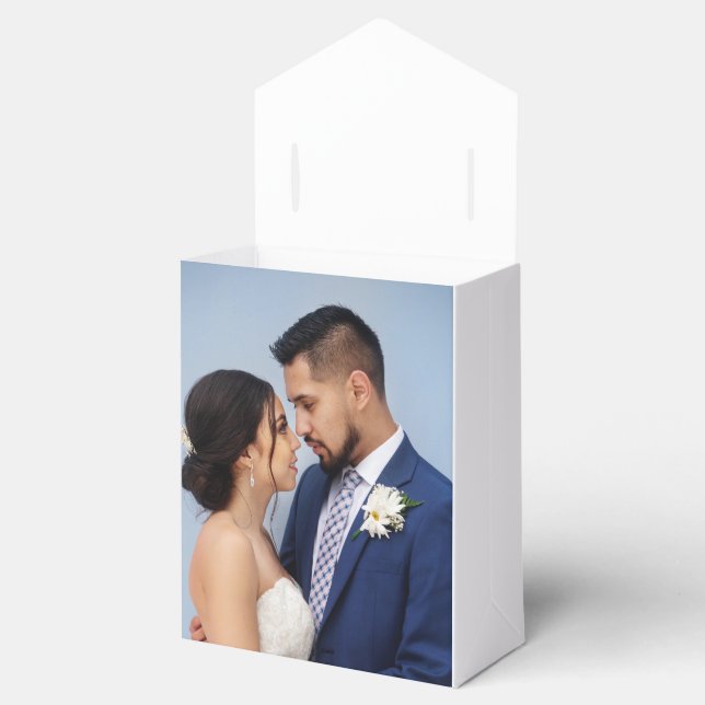 Caja Para Regalos Customized Couple Wedding Photo (Abierto)