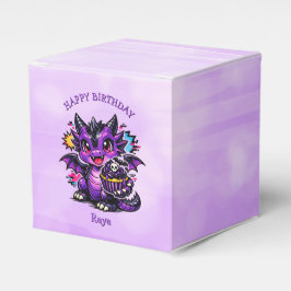 Caja Para Regalos Cute Anime Dragon Girl's Birthday Party