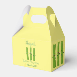 Caja Para Regalos Cute apio palitos trio verduras personalizados