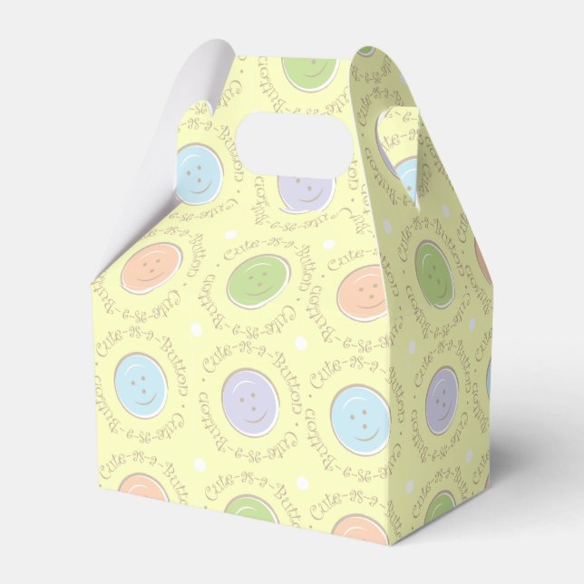Caja Para Regalos Cute-as-a-Button (Front Side)