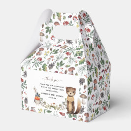 Caja Para Regalos Cute Autumn Woodland | Baby Shower Favor