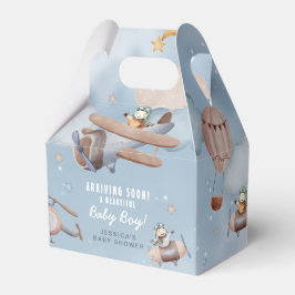 Caja Para Regalos Cute Aviation Airplane Boy Baby Shower