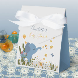 Caja Para Regalos Cute Baby Animals Floral Baby Shower