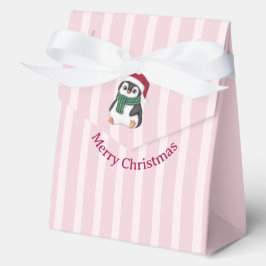Caja Para Regalos Cute Baby Penguin Wearing Santa Hat Christmas