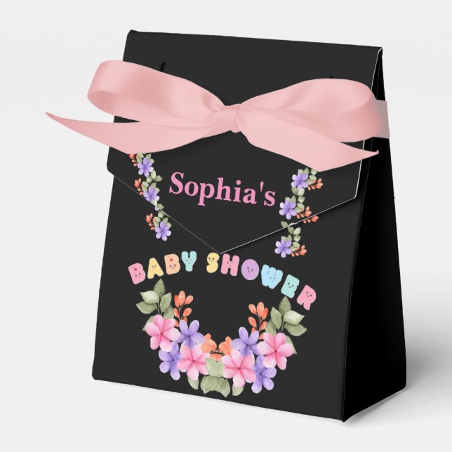 Caja Para Regalos Cute Baby Shower (Front Side)
