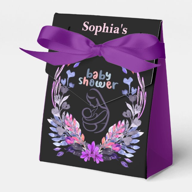 Caja Para Regalos Cute Baby Shower (Front Side)