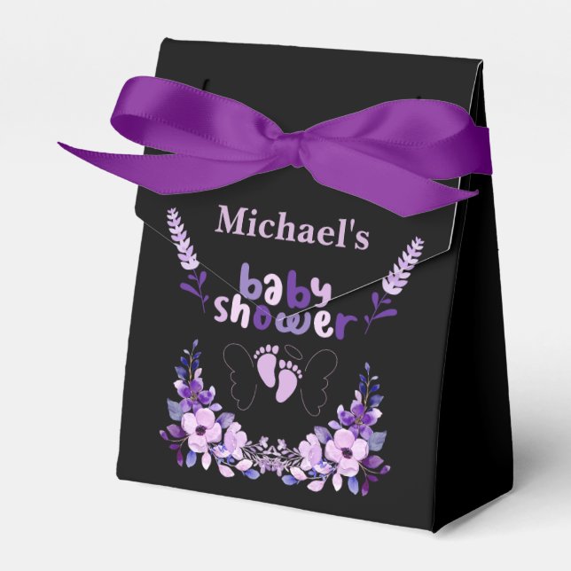 Caja Para Regalos Cute Baby Shower (Front Side)