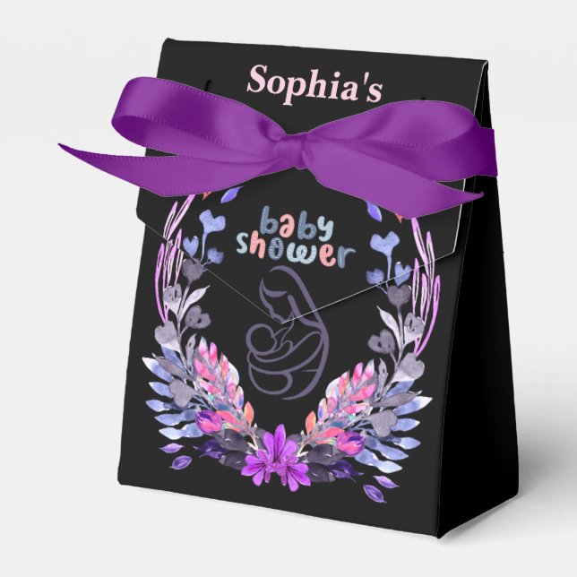 Caja Para Regalos Cute Baby Shower (Front Side)