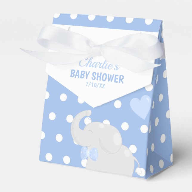 Caja Para Regalos Cute Baby Shower Boy (Front Side)