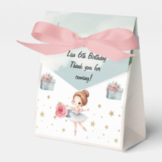 Caja Para Regalos Cute Ballerina Cumpleaños Fiesta Favor Box