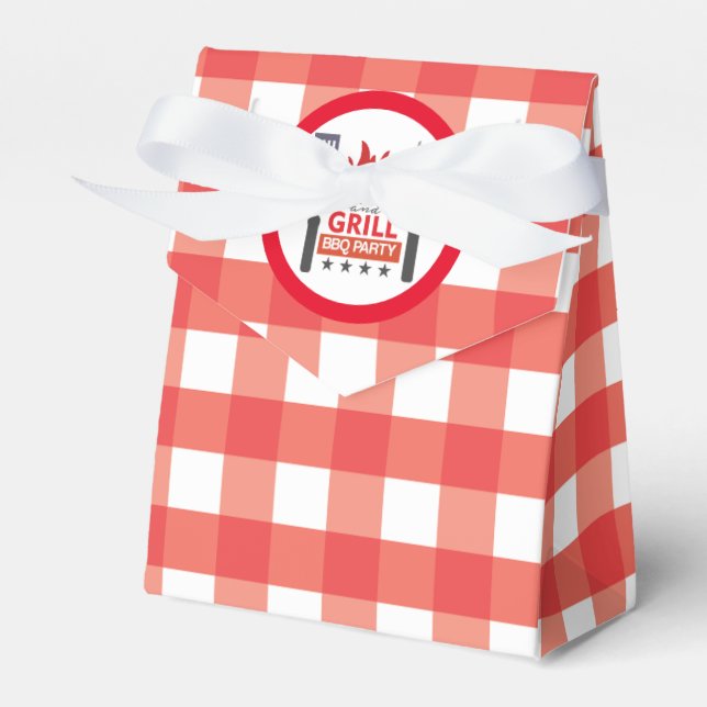 Caja Para Regalos Cute bbq chill y parrilla fiesta (Front Side)