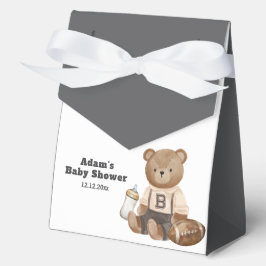 Caja Para Regalos Cute Bearly Wait Football Sport Boy Baby Shower 