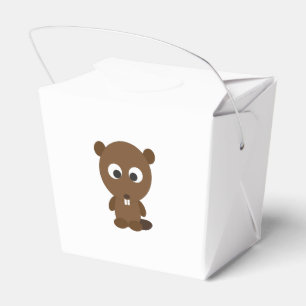 Caja Para Regalos Cute Beaver