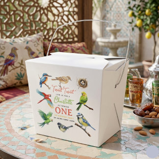 Caja Para Regalos Cute Bird 1st Birthday | Sweet Baby Bird Party