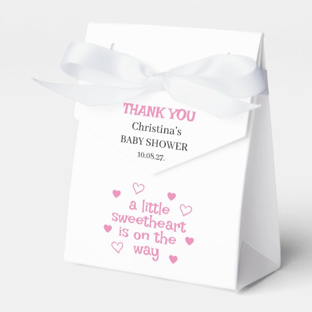 Caja Para Regalos Cute Blue Boy Baby Shower (Front Side)