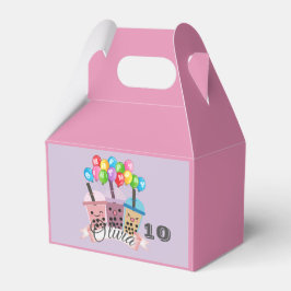 Caja Para Regalos Cute Boba Tea Cumpleaños Fiesta Favor Box