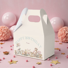 Caja Para Regalos Cute Boho Animals Birthday Party