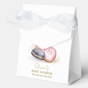 Caja Para Regalos Cute Bonjour Bébé French Macarons Baby Shower