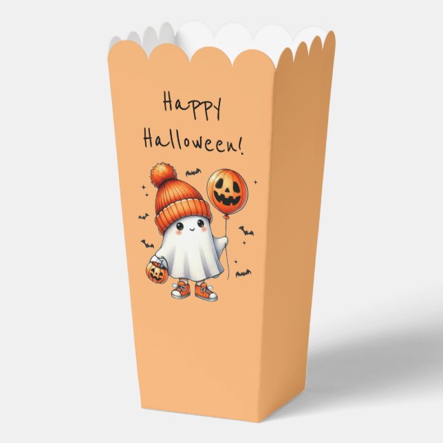 Caja Para Regalos Cute calabaza Fantasma Halloween Favorito Box (Anverso)