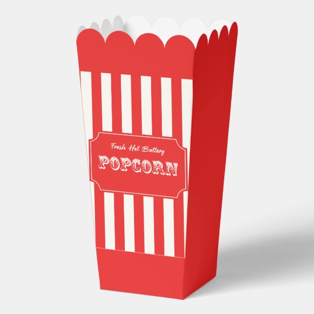 Caja Para Regalos Cute Circus fiesta popcorn (Reverso )