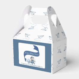 Caja Para Regalos Cute co-Pilot Baby Boy Shower