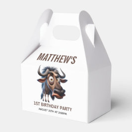 Caja Para Regalos Cute Crazy Cheetah Farm Theme 1st Birthday