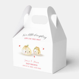 Caja Para Regalos Cute Dumpling Mushroom Twin Baby Shower