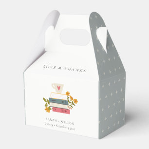 Caja Para Regalos Cute Dusky Stowbooks Boda Floral