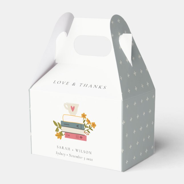 Caja Para Regalos Cute Dusky Stowbooks Boda Floral (Reverso)