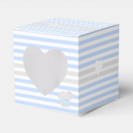 Caja Para Regalos Cute Elephant Baby Shower Blue FavBox