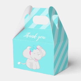 Caja Para Regalos Cute Elephant Birthday Favor Box