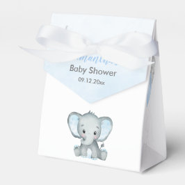 Caja Para Regalos Cute Elephant Boy Balloons Baby Shower