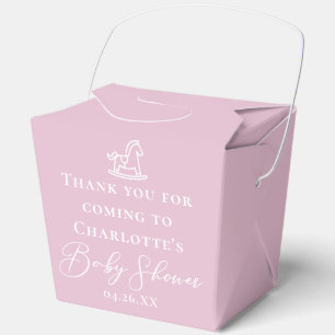 Caja Para Regalos Cute Fortuna de Caballo Mecedora para Baby Shower
