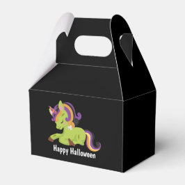Caja Para Regalos Cute Frankenstein Unicorn Halloween
