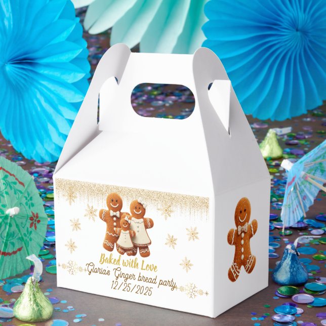 Caja Para Regalos Cute Gingerbread Cookie Decorating Party (Fiesta)