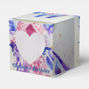 Caja Para Regalos Cute Giraffe Zoo Animal Birthday Cake Favor Box