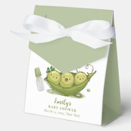 Caja Para Regalos Cute Green Pacifier Sweet Pea In Pod Baby Shower