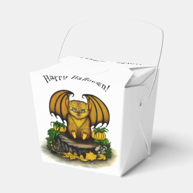 Caja Para Regalos Cute Halloween Bat (Front Side)
