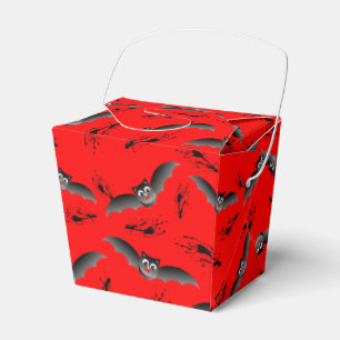 Caja Para Regalos Cute Halloween Bats Favbox
