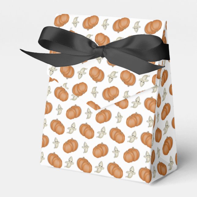 Caja Para Regalos Cute Halloween Favor Box (Front Side)