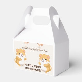 Caja Para Regalos Cute Hamster Baby Shower