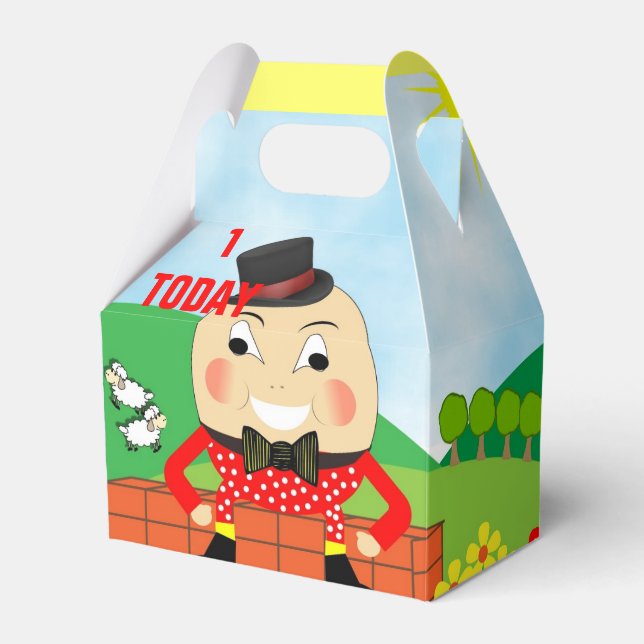 Caja Para Regalos Cute Humpty Dumpty Nursery Rhyme Tema (Front Side)