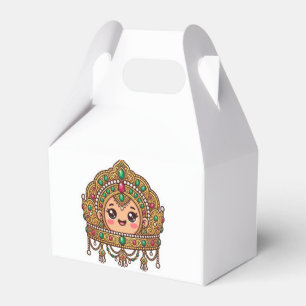 Caja Para Regalos Cute Kawaii Corona Marroquí de Novia TradiciónStic