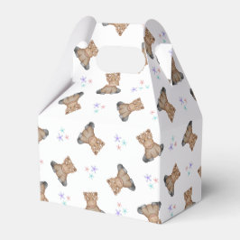 Caja Para Regalos Cute Kids Highland Cow Barnyard Cumpleaños