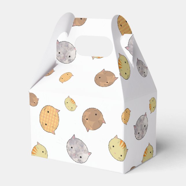 Caja Para Regalos Cute Kitty Faces Favorito Box (Front Side)