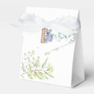 Caja Para Regalos Cute Koala Bears Eucalyptus deja Baby Shower