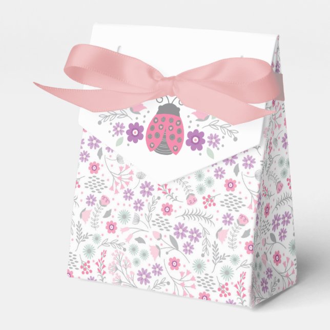 Caja Para Regalos Cute Ladybug Party Favorito Box (Front Side)