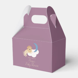 Caja Para Regalos Cute León Luna Nube Baby Shower Gracias