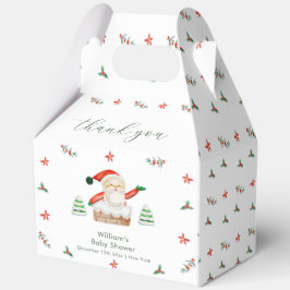 Caja Para Regalos Cute Modern It's Cold Outside Santa Baby Shower 